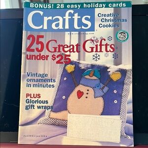 Crafts Magazine Jan 2004 Great Gifts For Under $25.00